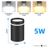 Led Downlight 220v Ceiling Light 5W 10W 15W Spot Lights Round Led Panel Light 25W Spotlight 6 Pcs/Lot Indoor Lighting Kitchen