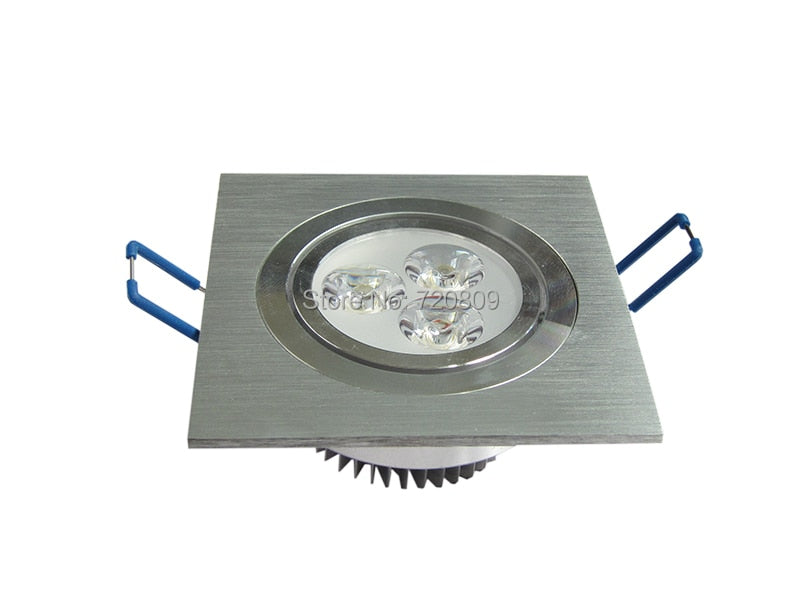 Square LED Downlight Light Ceiling Lamp 3w Pure/Warm White Spot Lighting NEW