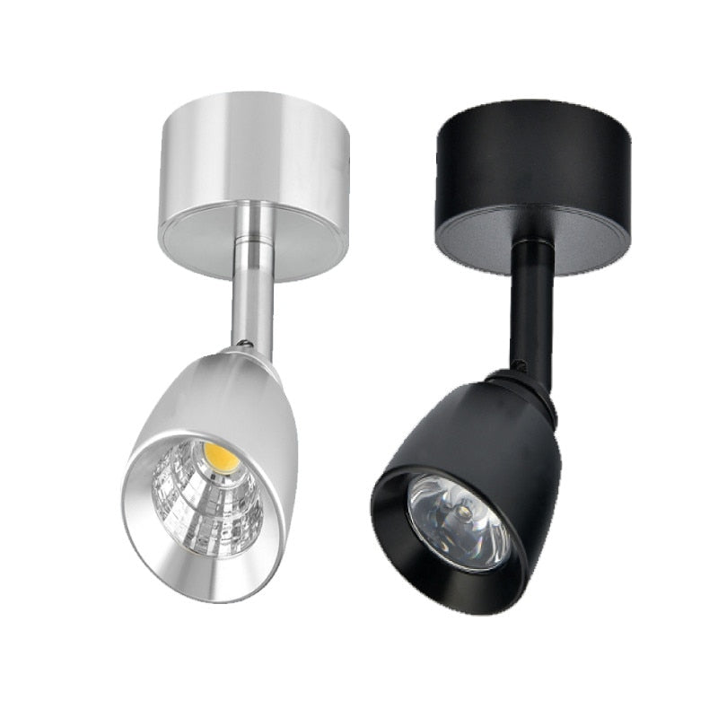 LED COBdownlight 5w 7W 9W dimmable Ceiling Epistar ceiling lamp Recessed Spot light Downlight AC110V-220V 180 degree rotation