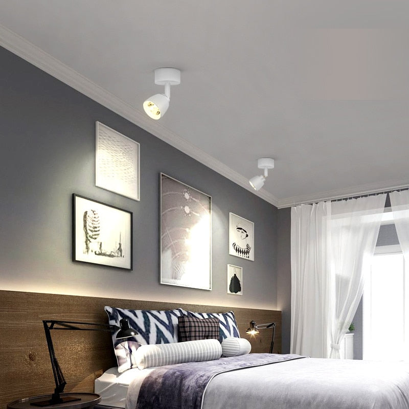 LED COBdownlight 5w 7W 9W dimmable Ceiling Epistar ceiling lamp Recessed Spot light Downlight AC110V-220V 180 degree rotation