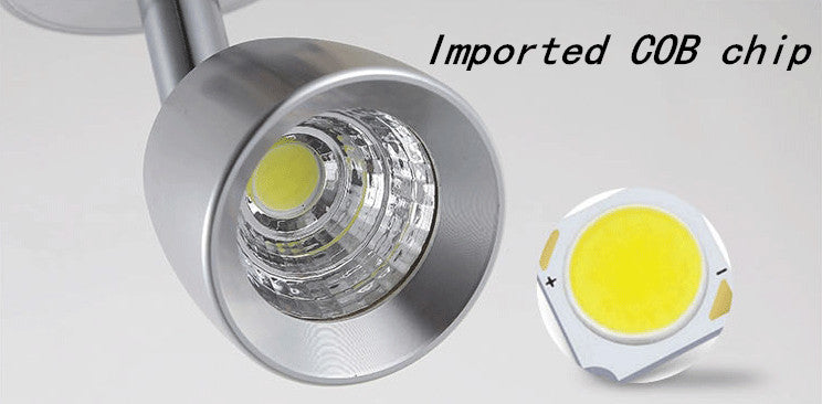 LED COBdownlight 5w 7W 9W dimmable Ceiling Epistar ceiling lamp Recessed Spot light Downlight AC110V-220V 180 degree rotation