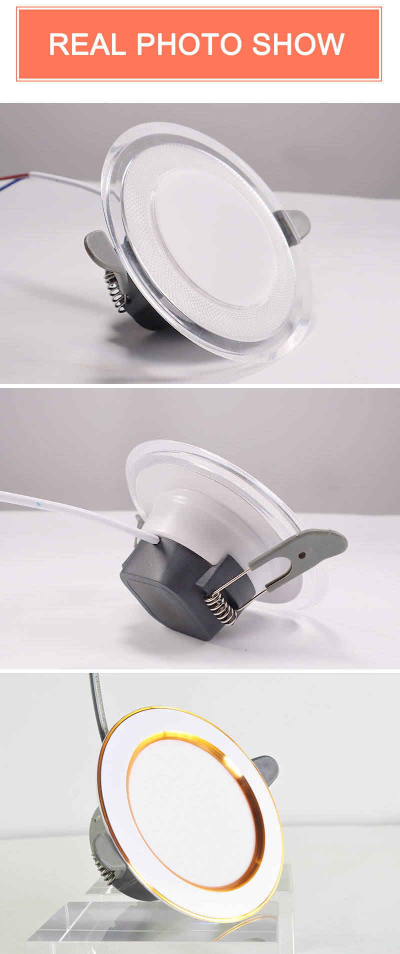 LED Downlight 3W 5W 3000k 4000k 6500k Downlight AC 220V-240V led Downlight Kitchen living room Indoor led recessed downlight