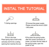 LED Downlight 3W 5W 3000k 4000k 6500k Downlight AC 220V-240V led Downlight Kitchen living room Indoor led recessed downlight