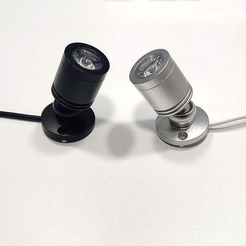 USB 5V Led Spot Bulb Light 1W 3W Ceiling Lighting Cabinet Showcase Counter Jewelry Lamp Rotatable Downlight Mini Spotlight