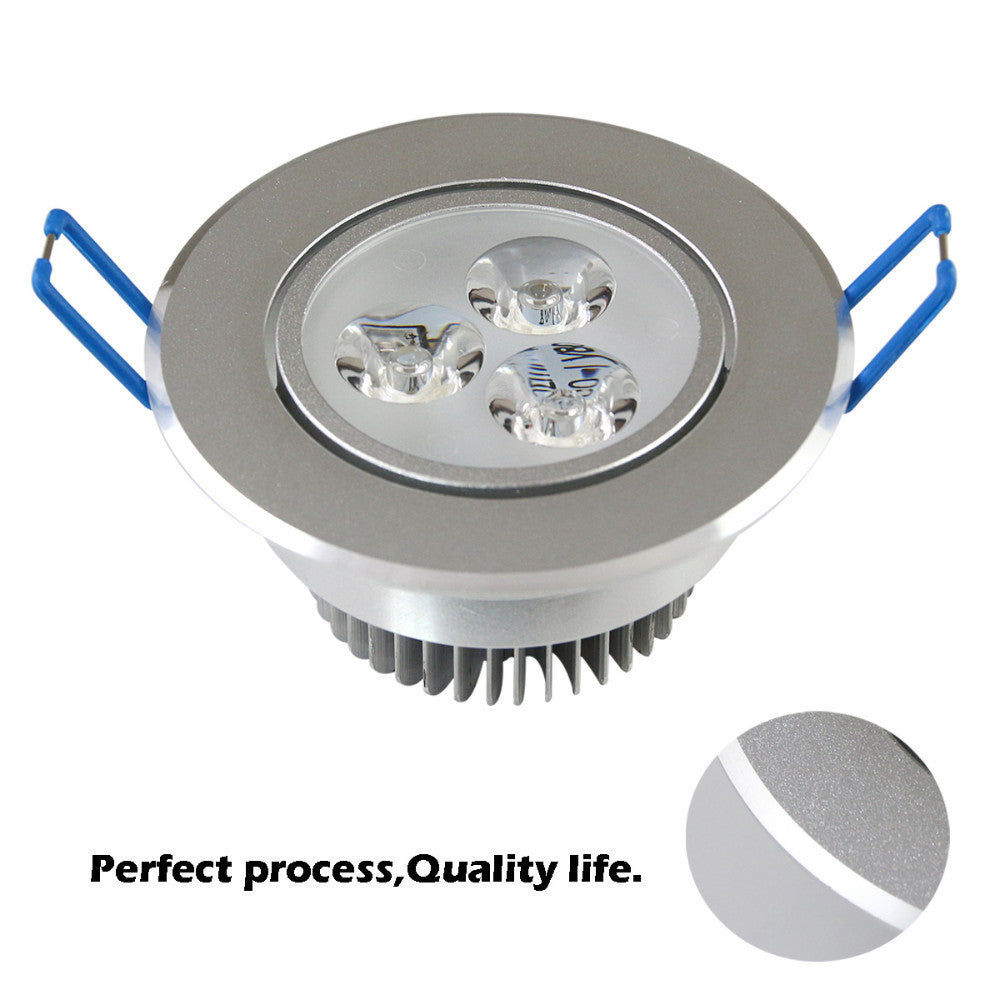 Dimmable LED Ceiling Downlight 9W 3X3W LED led down light for Living room Cold White Warm White