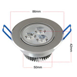 Dimmable LED Ceiling Downlight 9W 3X3W LED led down light for Living room Cold White Warm White