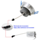 Dimmable LED Ceiling Downlight 9W 3X3W LED led down light for Living room Cold White Warm White