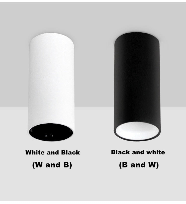 COB Downlights 7W 15W High Quality Round Surface Mounted LED Ceiling Lamps Spot Light AC110V 220V Driverless LED DownLight