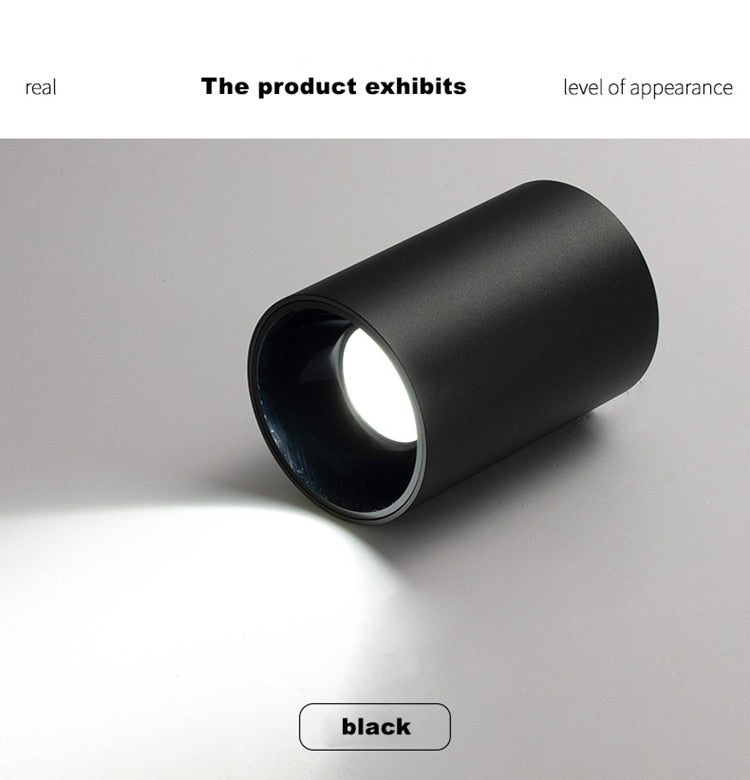 COB Downlights 7W 15W High Quality Round Surface Mounted LED Ceiling Lamps Spot Light AC110V 220V Driverless LED DownLight