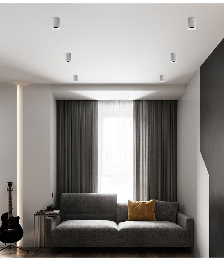 COB Downlights 7W 15W High Quality Round Surface Mounted LED Ceiling Lamps Spot Light AC110V 220V Driverless LED DownLight