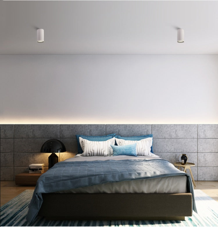 COB Downlights 7W 15W High Quality Round Surface Mounted LED Ceiling Lamps Spot Light AC110V 220V Driverless LED DownLight