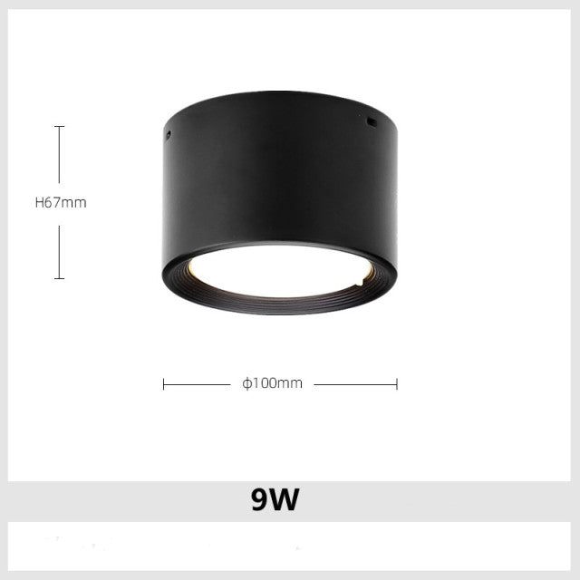 Dimmable Round LED Downlight SMD 5730 7W 9W 15W 18W 24W 30W AC85-265V White Ceiling Spot Lamp Living Room and Bedroom Lighting