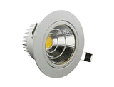 White-round LED COB Downlight Dimmable COB Downlight Light 5W/7W/9W/12W AC85-265V LED Cabinet Light