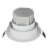 White-round LED COB Downlight Dimmable COB Downlight Light 5W/7W/9W/12W AC85-265V LED Cabinet Light