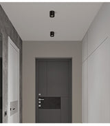 Black White Dimmable Cylinder LED Downlights 6W 10W 12W 15W 22W COB Ceiling Spot Lighting AC85-265V Round Lamps Lndoor Lighting