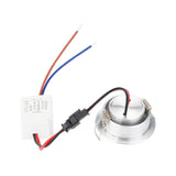 LED Recessed COB Ceiling Light Downlight Bulb 3W 85V-265V 5Pcs Mini High Power Lamps Indoor Lighting Office Shop Decor