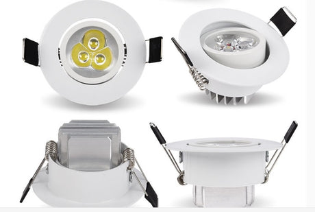 2021 Promotion Led Light 220v Input 10 pcs/lot Downlights Energy Saving With Excellent Heatsink High Brightness Epistar Spot Lamp