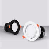 Dimmable Led Downlight 3W 5W 7W 9W 12W 15W Cob Led Spot AC110V / 220V Ceiling Lamp Recessed Downlights Round Spot Light