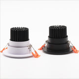 Dimmable Led Downlight 3W 5W 7W 9W 12W 15W Cob Led Spot AC110V / 220V Ceiling Lamp Recessed Downlights Round Spot Light