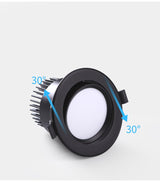 Dimmable Led Downlight 3W 5W 7W 9W 12W 15W Cob Led Spot AC110V / 220V Ceiling Lamp Recessed Downlights Round Spot Light