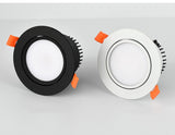 Dimmable Led Downlight 3W 5W 7W 9W 12W 15W Cob Led Spot AC110V / 220V Ceiling Lamp Recessed Downlights Round Spot Light