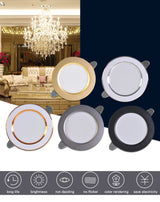 Downlight 3W 5W 3000k 4000k 6500k led Downlight 5Pcs AC 220V-240V led Downlight Kitchen living room Indoor recessed downlight