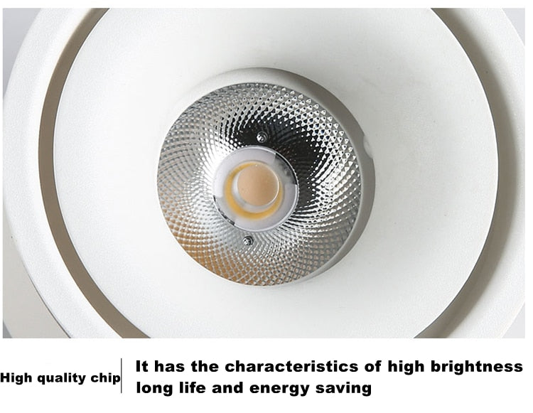 Dimmable 7W 15W LED Downlight Ceiling Spotlights Nordic Lighting For Kitchen Aisle Spot Light Surface Mounted AC90-260V