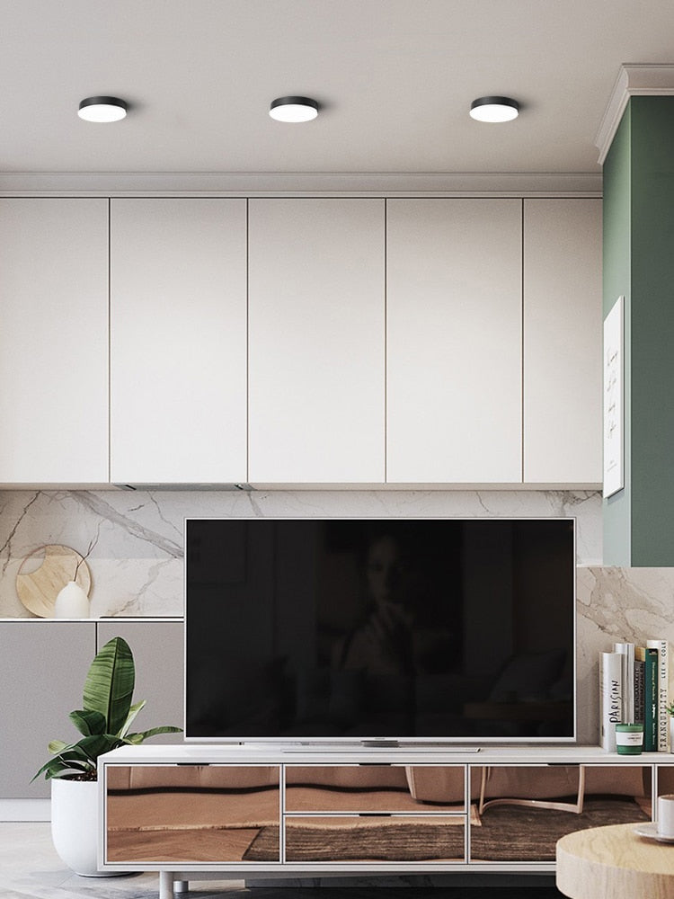 Led Downlights Surface Mounted Light Lamp 220V 5W 7W 9W 12W 15W 18W Ceiling Spot Fixture for Home