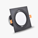 Recessed Double LED Dimmable Downlight COB 7w 9w 12W 24W LED Spot light decoration Ceiling Lamp AC 110V 220V