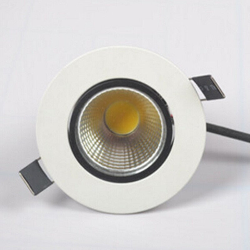 Dimmable 10W COB LED Downlight+Power Driver Warm/Cool/Natural White Fixture Recessed Ceiling Down Lights Lamps