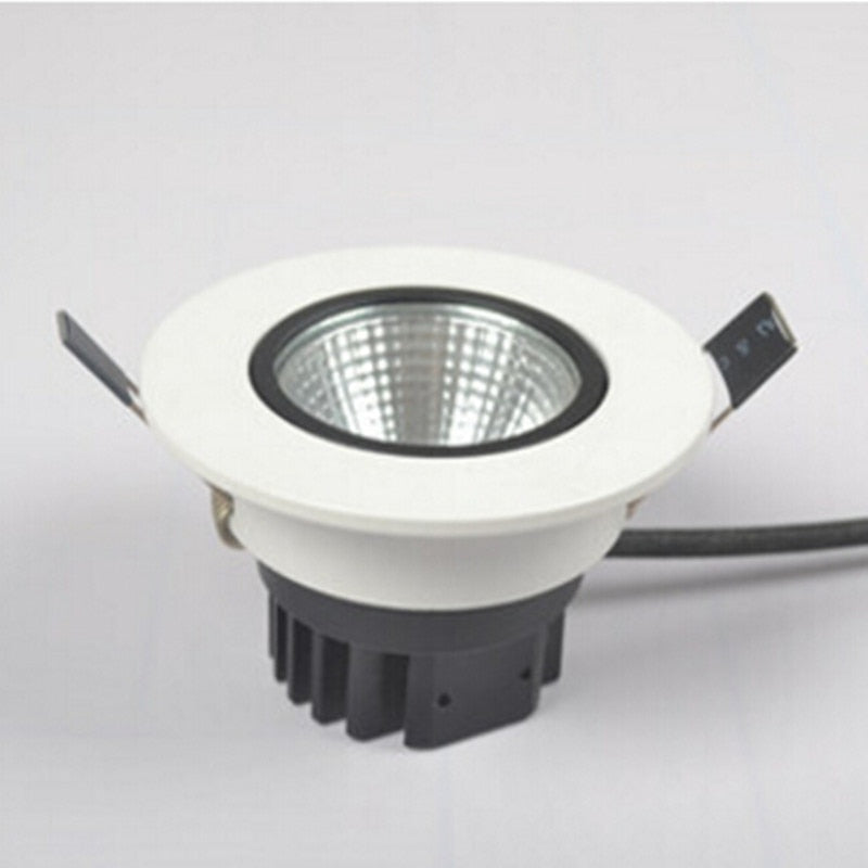 Dimmable 10W COB LED Downlight+Power Driver Warm/Cool/Natural White Fixture Recessed Ceiling Down Lights Lamps