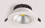 Dimmable 10W COB LED Downlight+Power Driver Warm/Cool/Natural White Fixture Recessed Ceiling Down Lights Lamps
