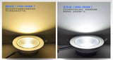 Dimmable 10W COB LED Downlight+Power Driver Warm/Cool/Natural White Fixture Recessed Ceiling Down Lights Lamps