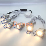 LED Spotlight Mini LED Downlight Warm Cool White 1.5W DC12V LED Cabinet Lights Indoor Lighting for Home Mall Store