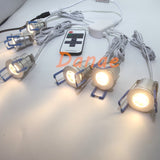 LED Spotlight Mini LED Downlight Warm Cool White 1.5W DC12V LED Cabinet Lights Indoor Lighting for Home Mall Store