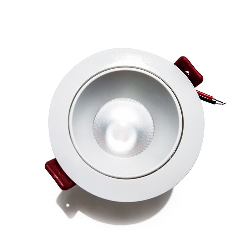 White Led Downlight Recessed Indoor Led Ceiling Lamp 7W AC85~265V Led Spot Lamp For Living Room Foyer Bar Counter Office