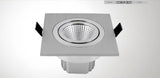 Limited Square Silver Bright Recessed 5w Led Dimmable Downlight Cob Spot Light Decoration Ceiling Lamp Ac 110v 220v Sp