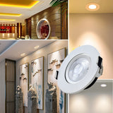 Downlight 3W 5W 7W 10W 12W Spot led downlight AC 220V White Ultra Thin Aluminum Round Recessed LED Spot Lighting