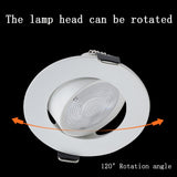 Downlight 3W 5W 7W 10W 12W Spot led downlight AC 220V White Ultra Thin Aluminum Round Recessed LED Spot Lighting