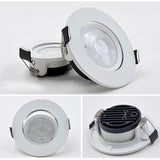 Downlight 3W 5W 7W 10W 12W Spot led downlight AC 220V White Ultra Thin Aluminum Round Recessed LED Spot Lighting