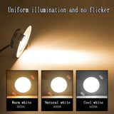 Downlight 3W 5W 7W 10W 12W Spot led downlight AC 220V White Ultra Thin Aluminum Round Recessed LED Spot Lighting