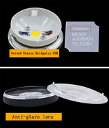 Downlight 3W 5W 7W 10W 12W Spot led downlight AC 220V White Ultra Thin Aluminum Round Recessed LED Spot Lighting