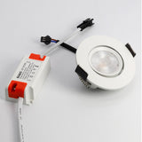 Downlight 3W 5W 7W 10W 12W Spot led downlight AC 220V White Ultra Thin Aluminum Round Recessed LED Spot Lighting