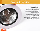 LED Downlight dimmable 3W 5W 7W 9W 12W Round Recessed Lamp 220V 110V Recessed Led Bulb Bedroom Kitchen Indoor LED Spot Lighting
