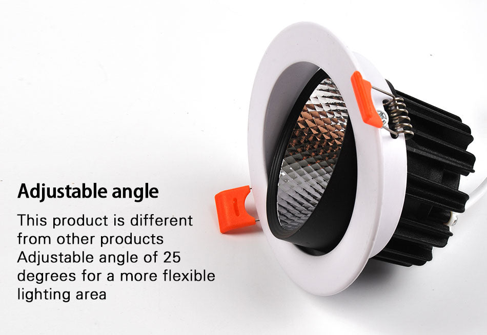 LED Downlight dimmable 3W 5W 7W 9W 12W Round Recessed Lamp 220V 110V Recessed Led Bulb Bedroom Kitchen Indoor LED Spot Lighting