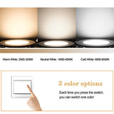 LED Downlight dimmable 3W 5W 7W 9W 12W Round Recessed Lamp 220V 110V Recessed Led Bulb Bedroom Kitchen Indoor LED Spot Lighting