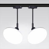 Adjustable LED COB Track Light Aluminum Ceiling Track 36W Lighting Modern Round Rail Spotlights For Home Living Room Store