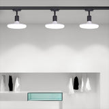 Adjustable LED COB Track Light Aluminum Ceiling Track 36W Lighting Modern Round Rail Spotlights For Home Living Room Store