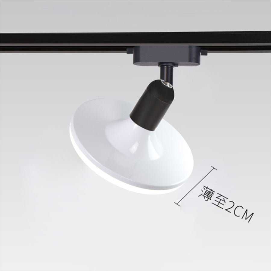 Adjustable LED COB Track Light Aluminum Ceiling Track 36W Lighting Modern Round Rail Spotlights For Home Living Room Store