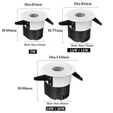 Dimmable Led Downlight Lights 7W 12W Ceiling Spot light 15w 18w LED Down Light AC85-230V Recessed Lights Indoor Spot Lighting